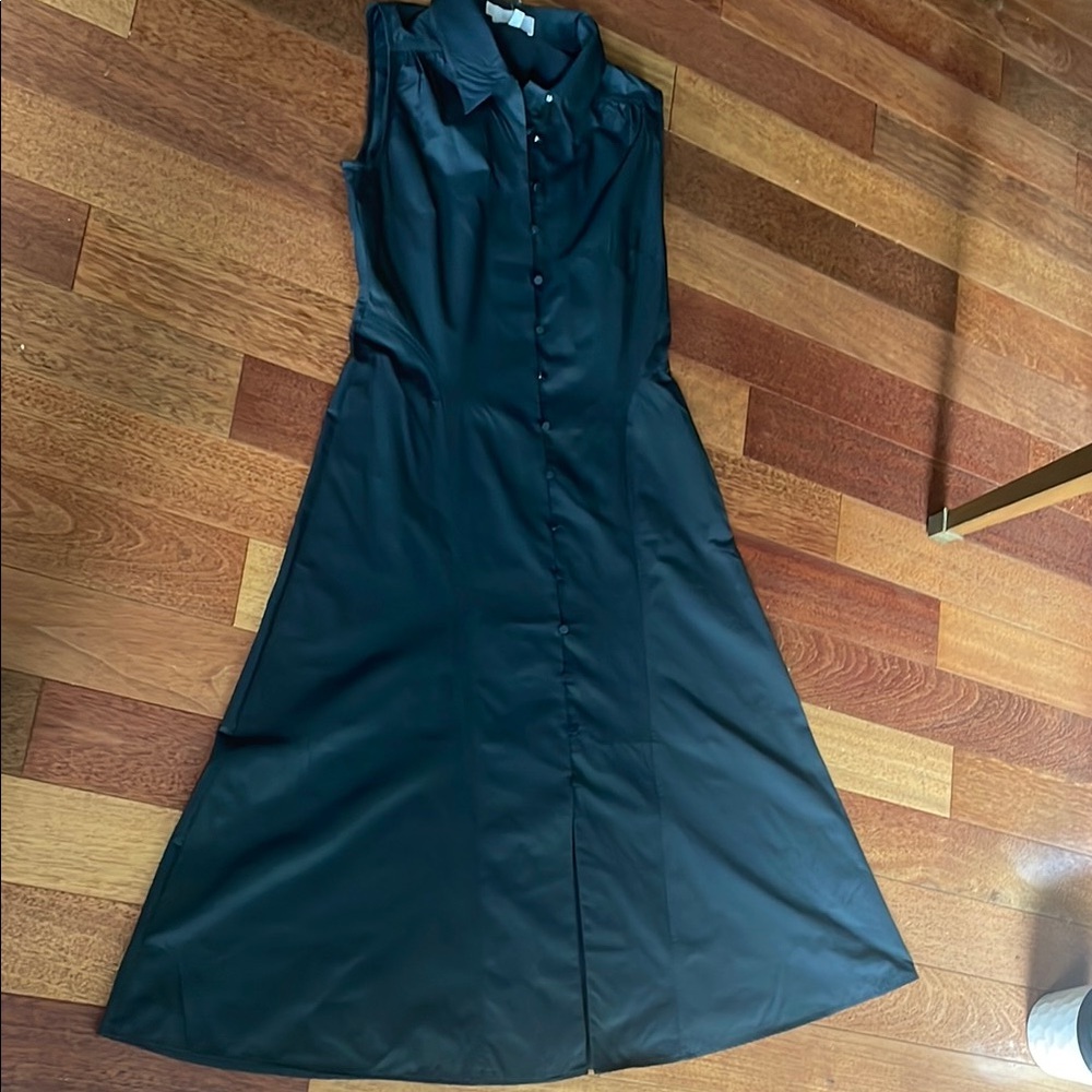Chic Hobbs London Black Sleeveless Dress-Midi-Size US 6